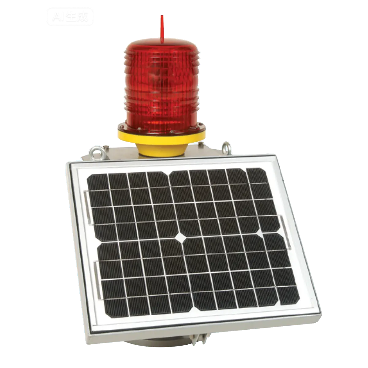Solar-Powered Aviation Obstruction Light